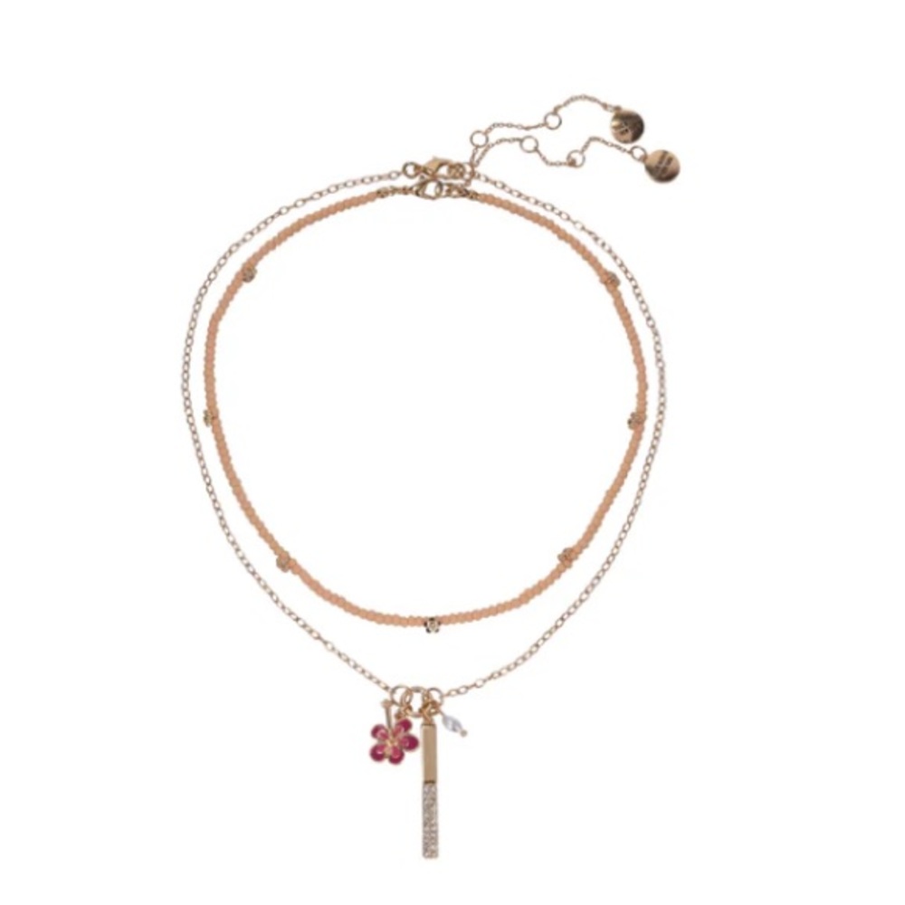 Isaac Mizrahi New York 2 Piece Necklace Set